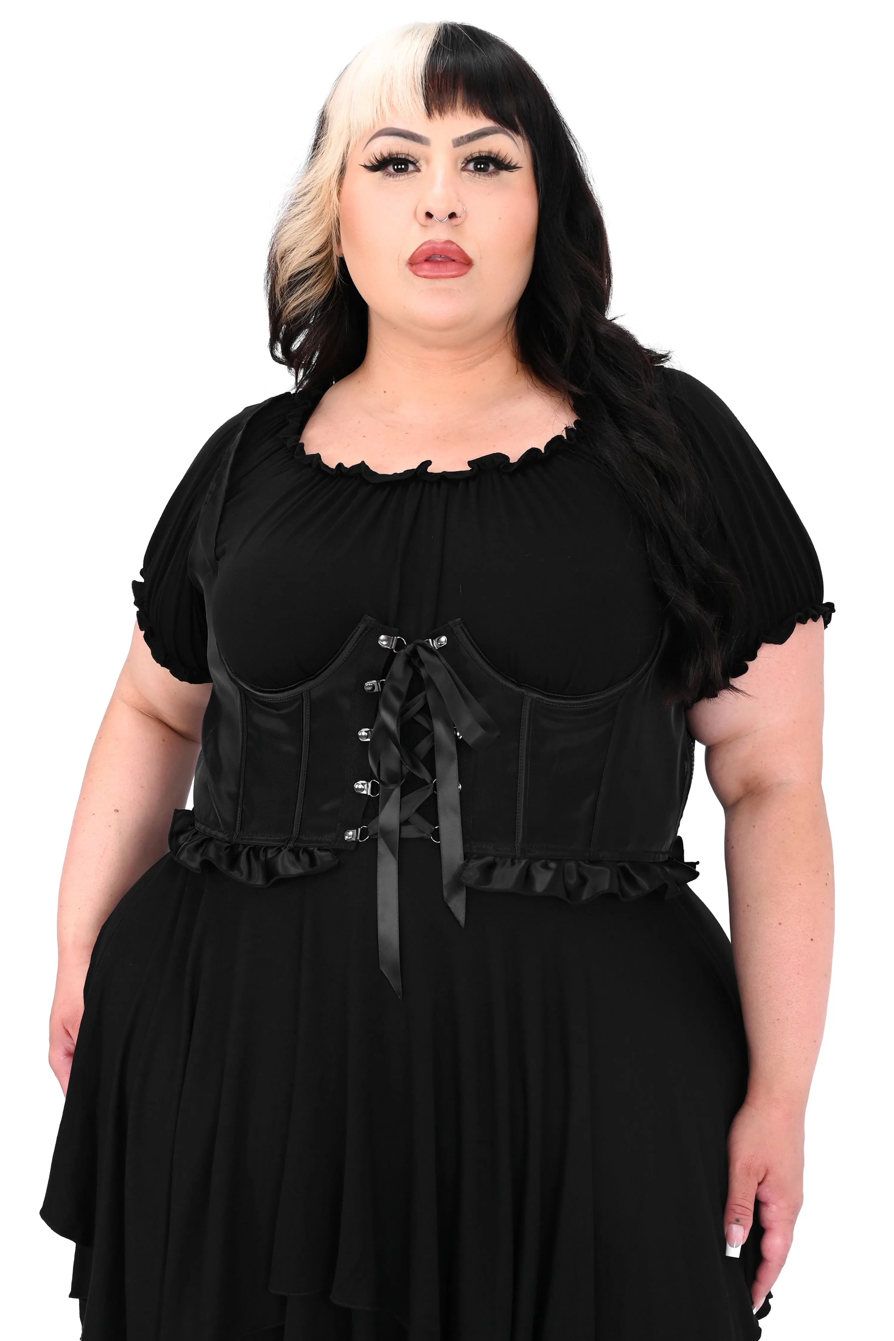 Mesh Underbust Corset sold by Foxblood product image thumbnail 2