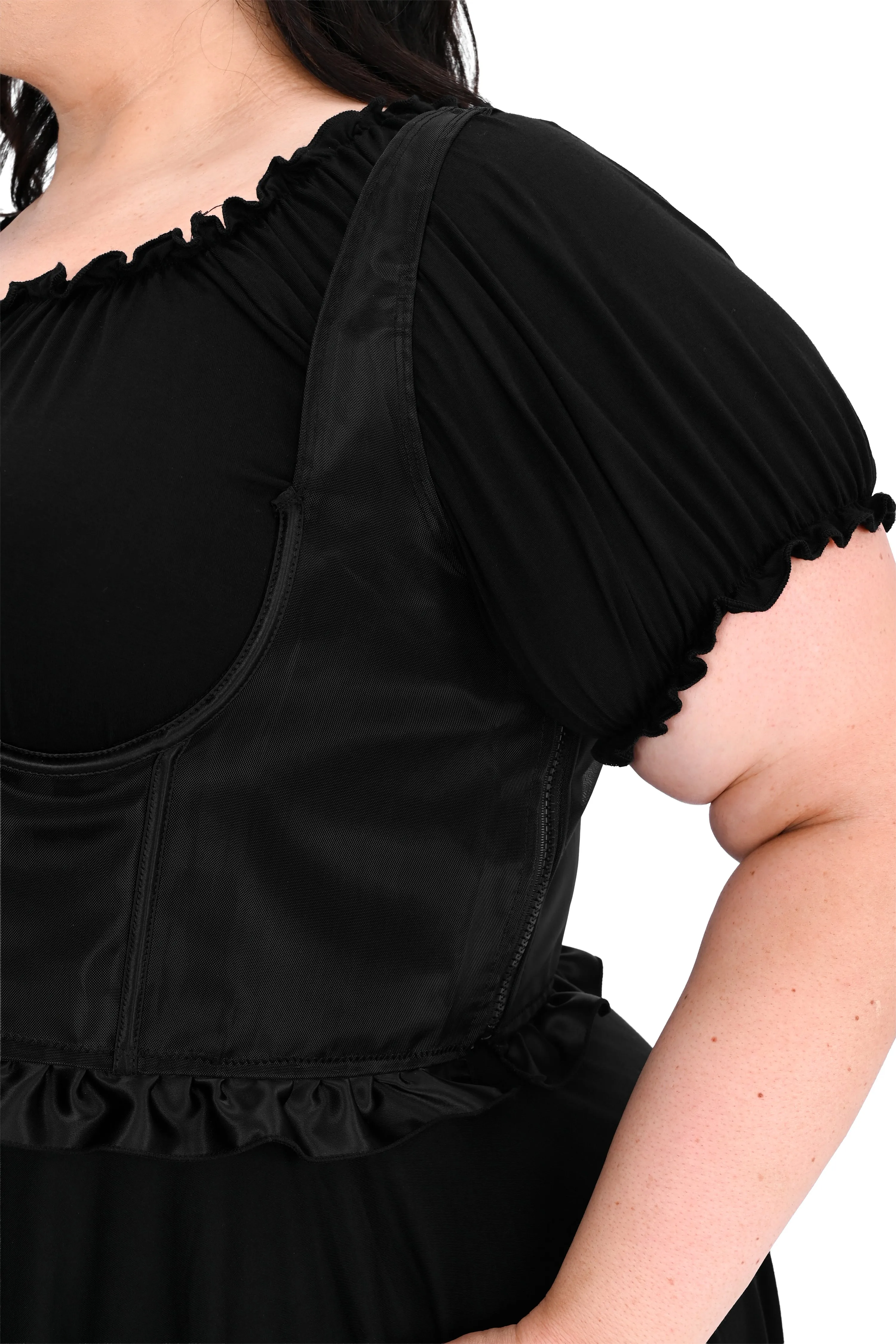Mesh Underbust Corset sold by Foxblood product image thumbnail 3