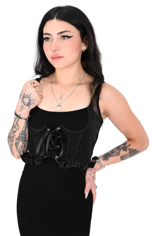 Mesh Underbust Corset sold by Foxblood