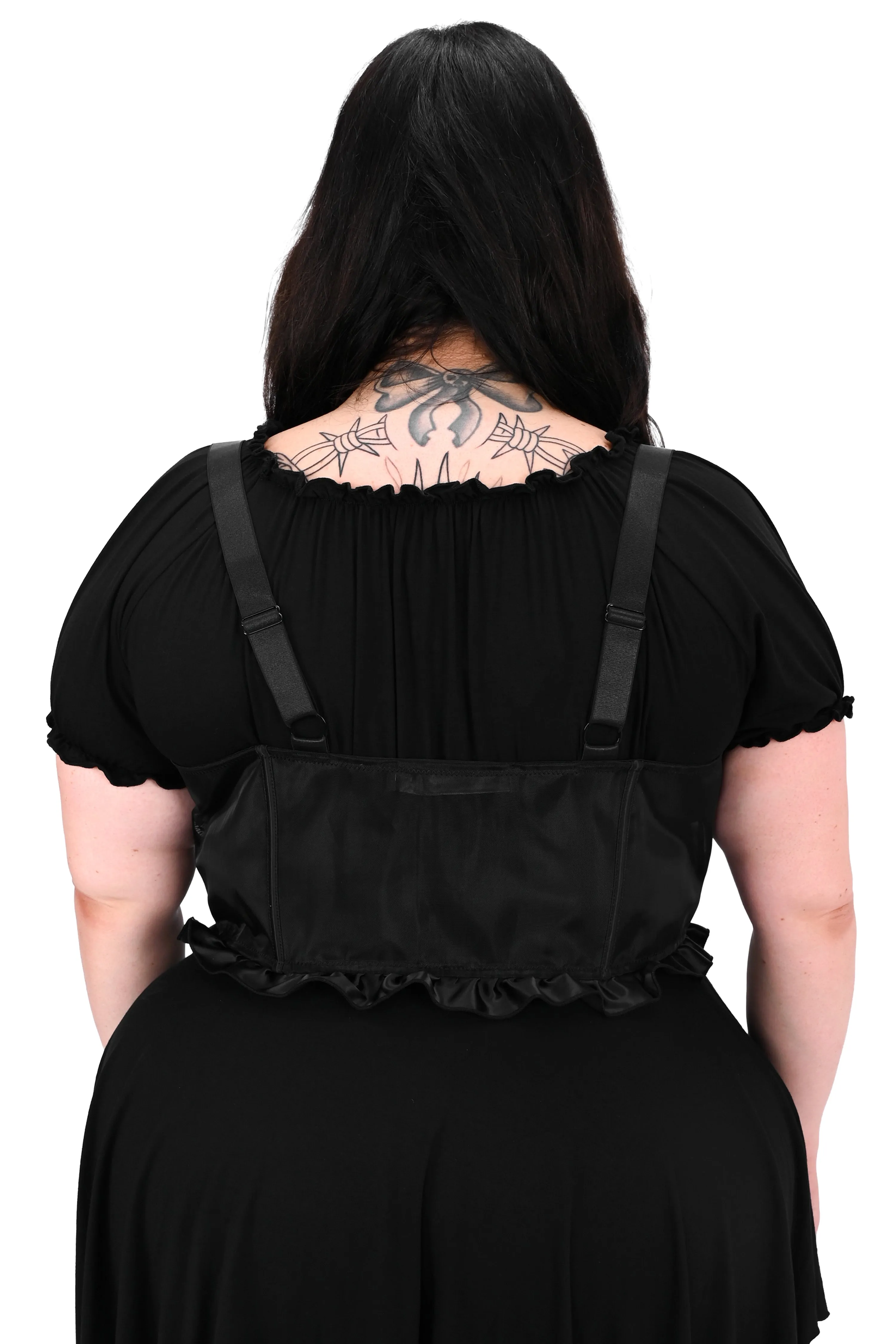 Mesh Underbust Corset sold by Foxblood product image thumbnail 4