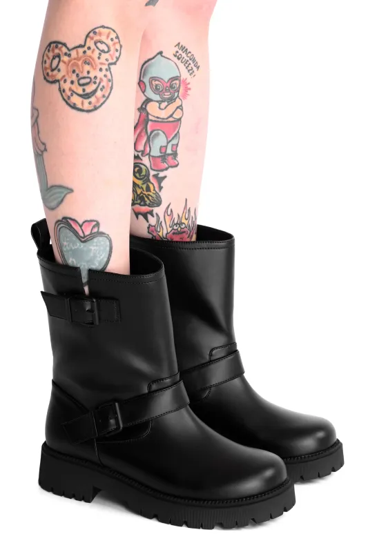 Goth Rain Boot sold by Foxblood
