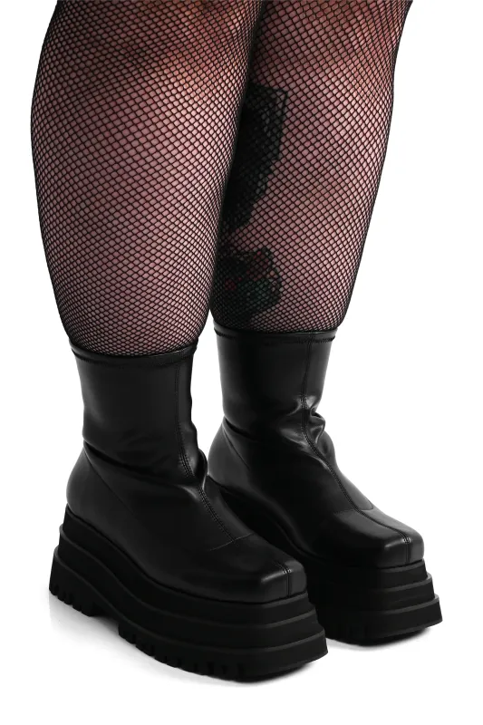 Arlo Platform Sock Boot sold by Foxblood