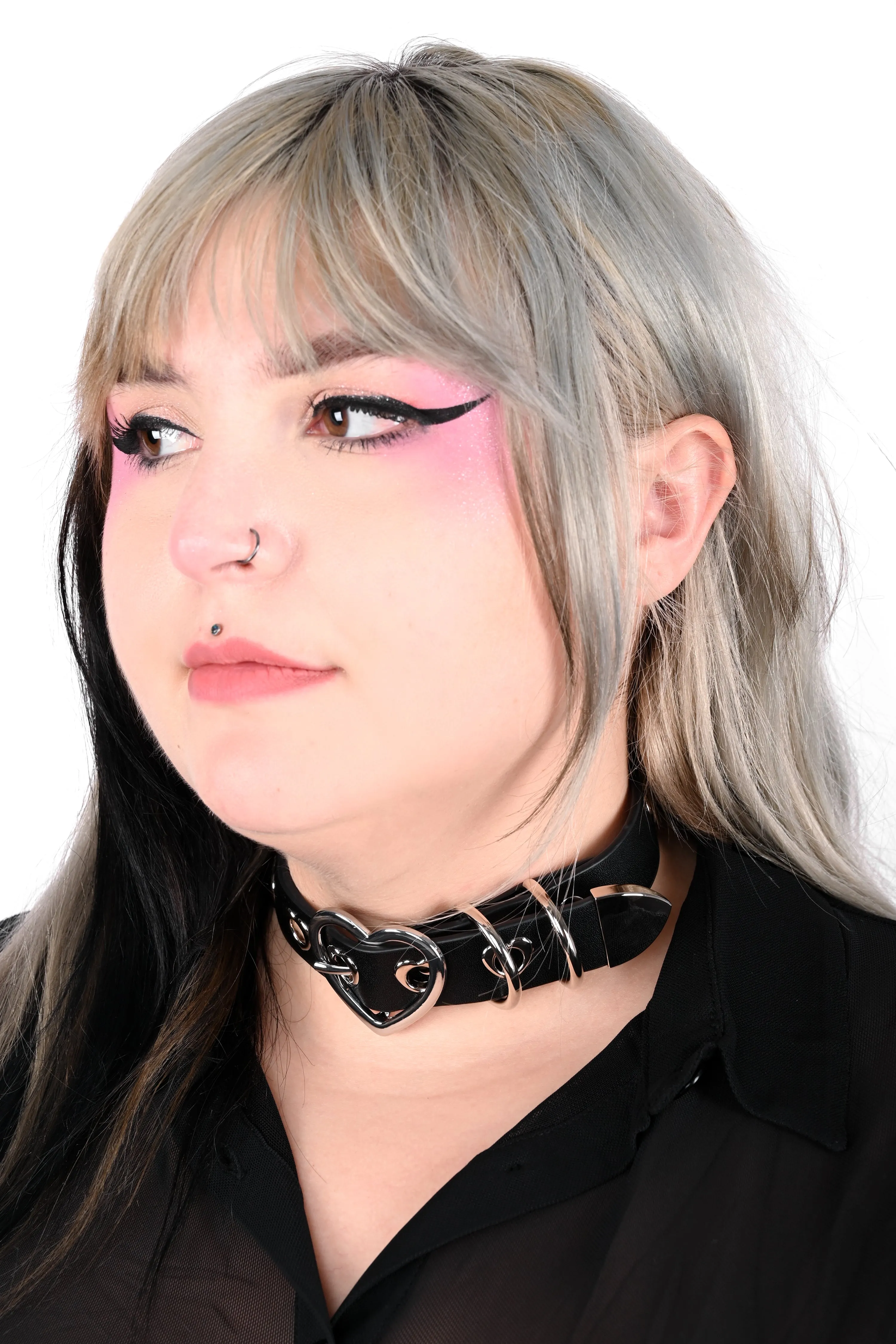 Amor Choker Necklace - Black sold by Foxblood