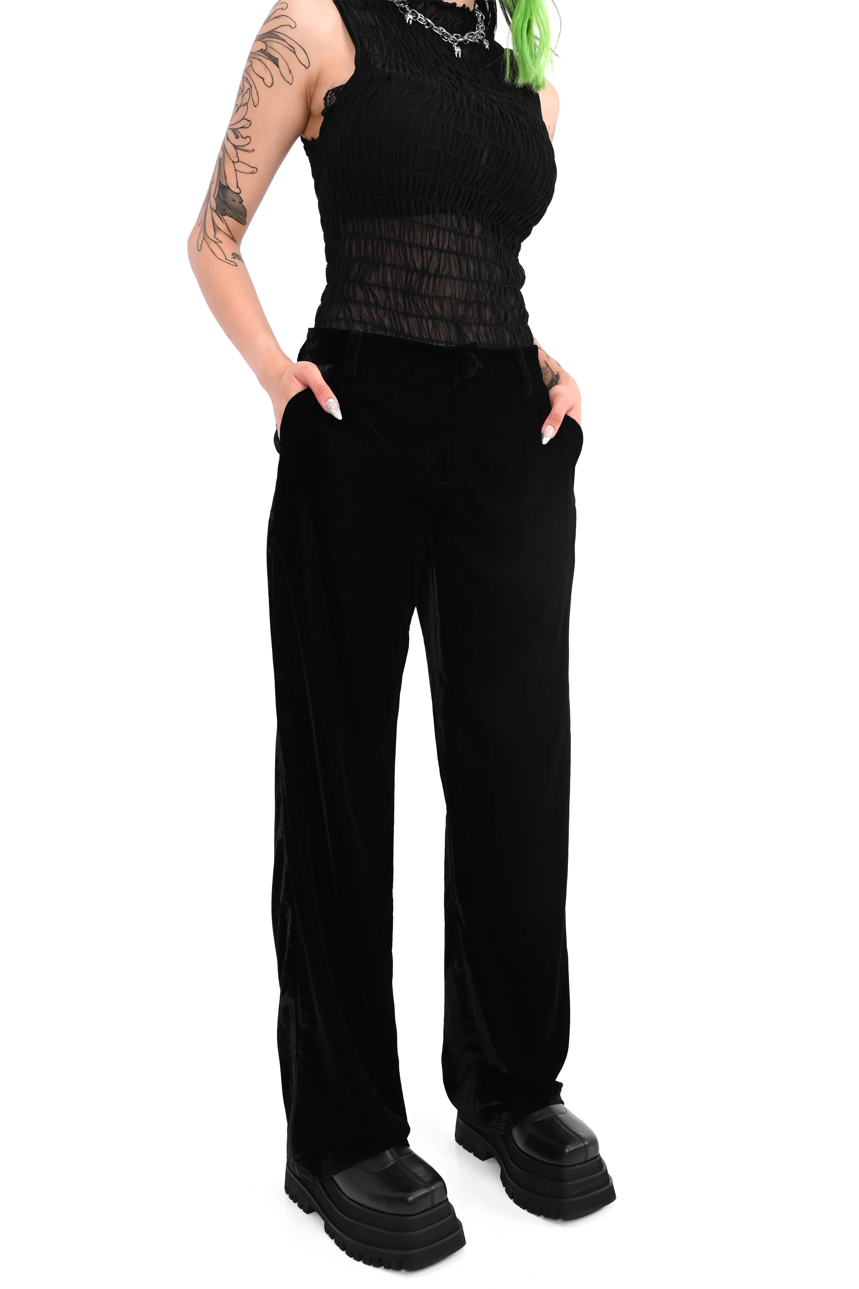 Eileen Velvet Pants - Final Sale - XS left! sold by Foxblood