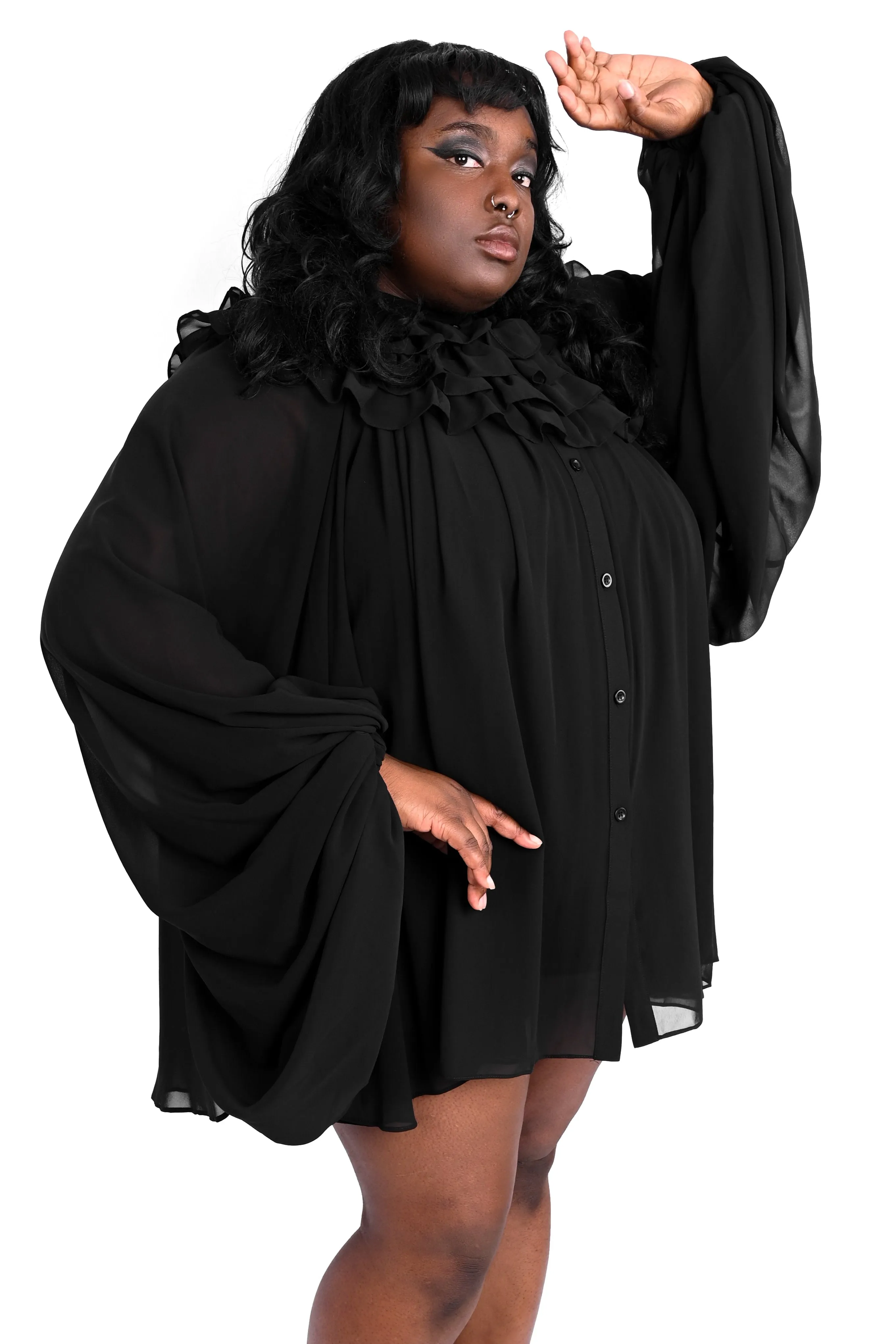Oversized Button Up Tunic sold by Foxblood product image thumbnail 3