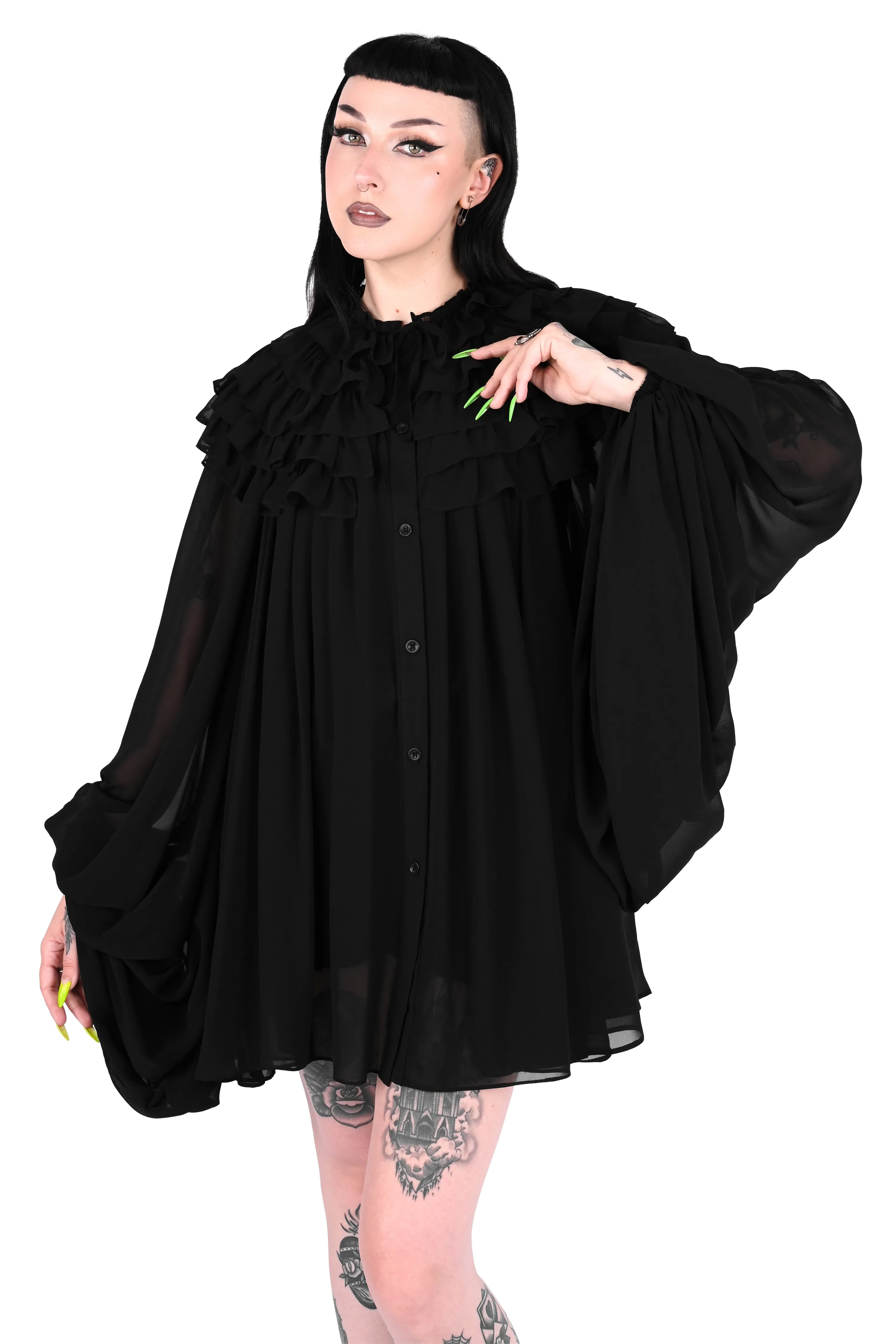 Oversized Button Up Tunic sold by Foxblood product image thumbnail 2