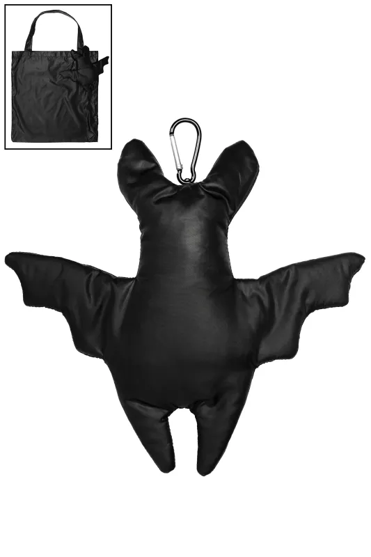 Reusable Bat Tote Keychain sold by Foxblood