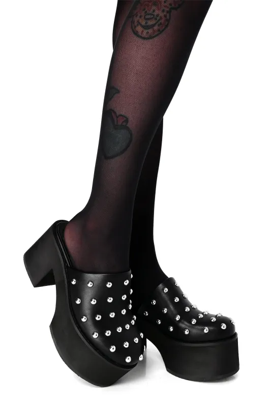 SAMPLE Studded Platform Clog - FINAL SALE sold by Foxblood