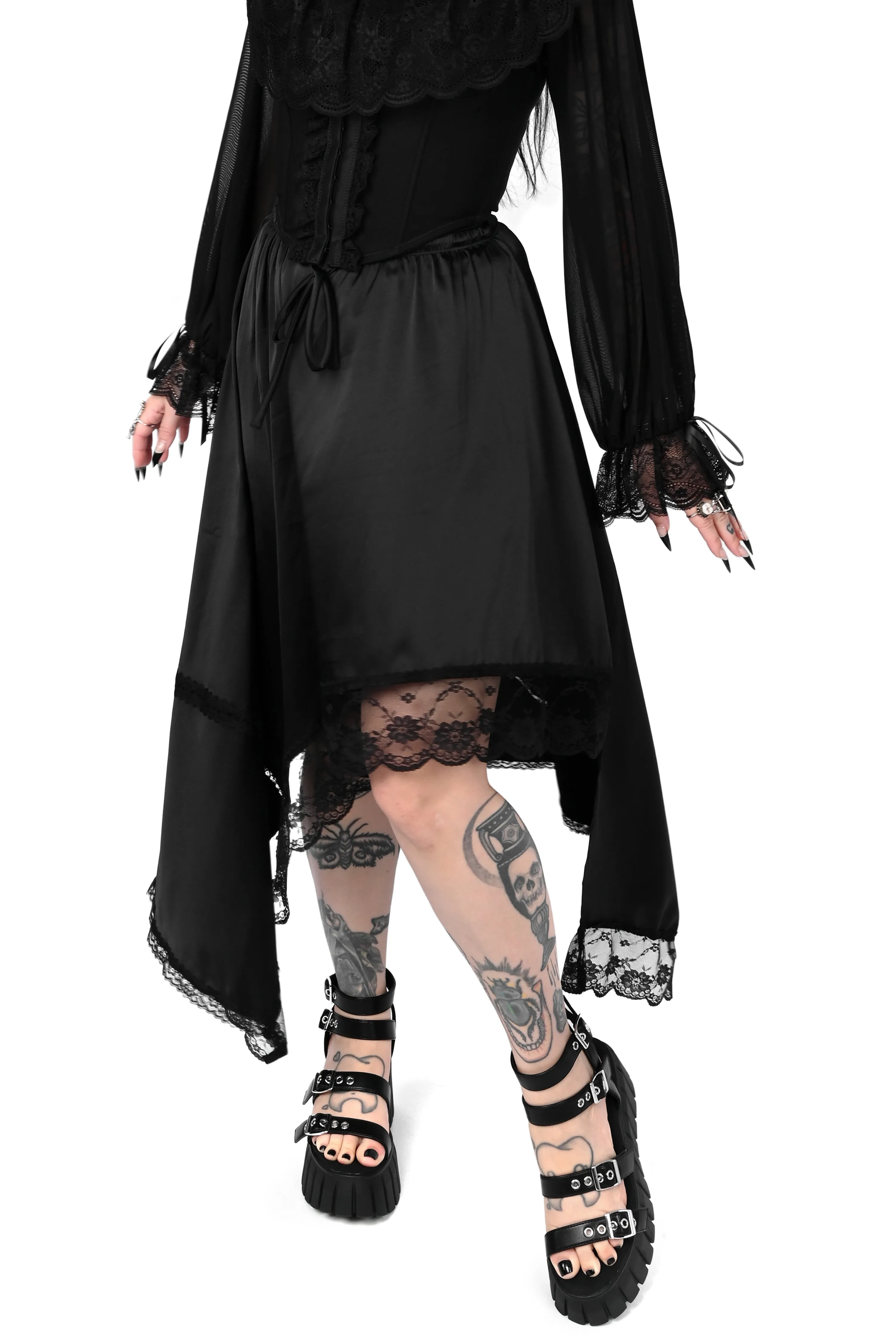 Bianca Satin Skirt - No Restock! sold by Foxblood product image thumbnail 5