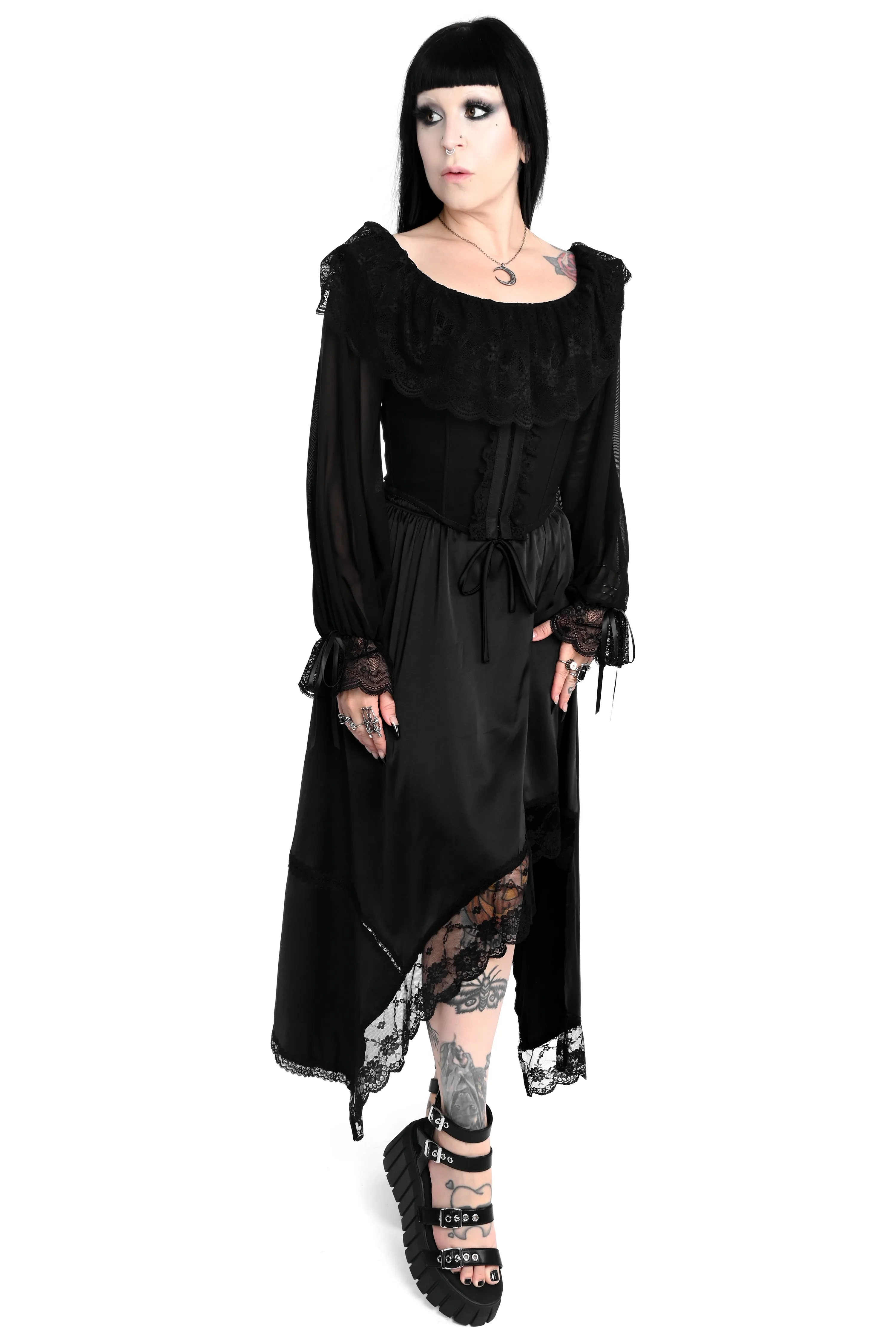 Bianca Satin Skirt - No Restock! sold by Foxblood product image thumbnail 3