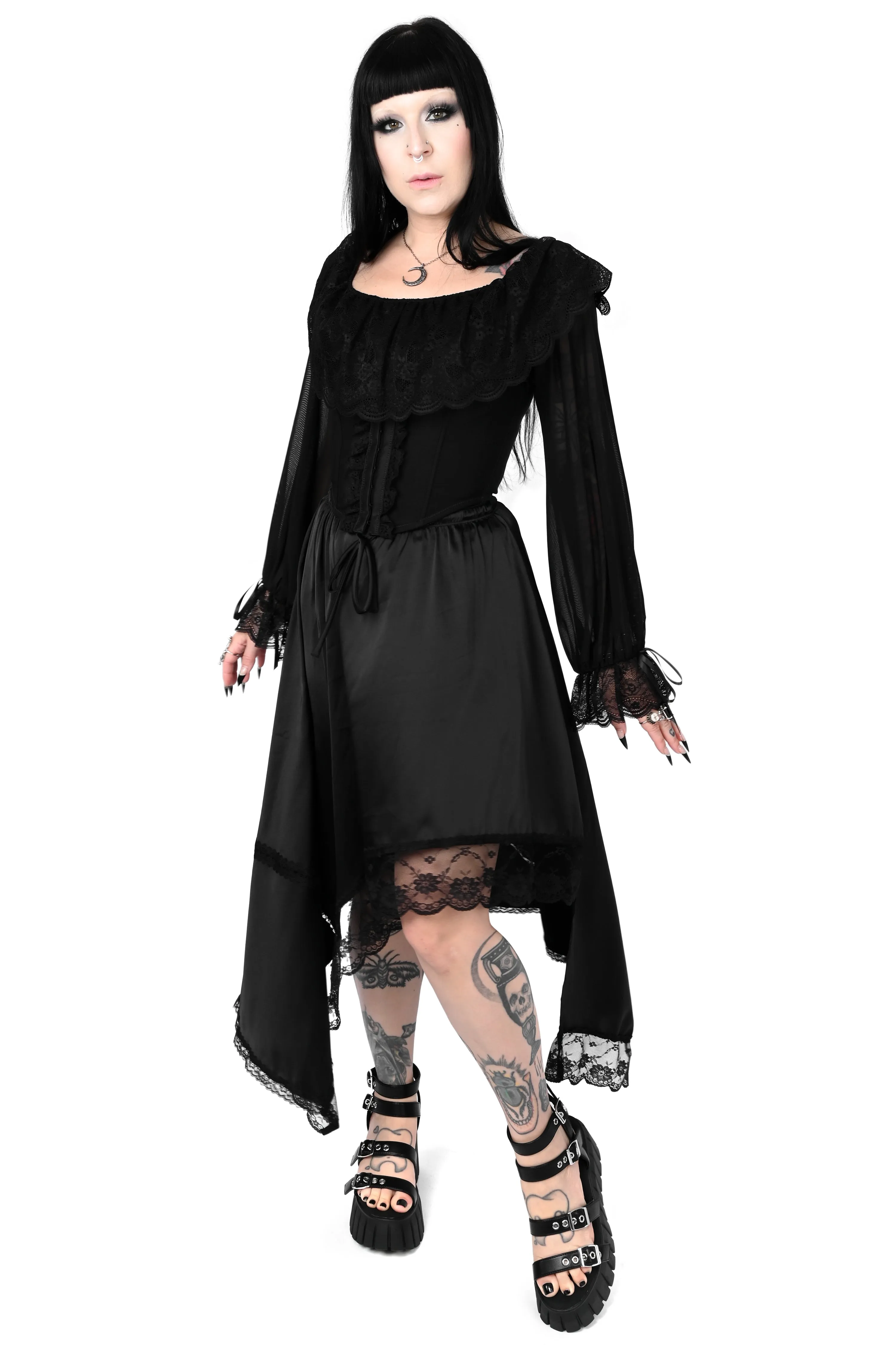 Bianca Satin Skirt - No Restock! sold by Foxblood product image thumbnail 2