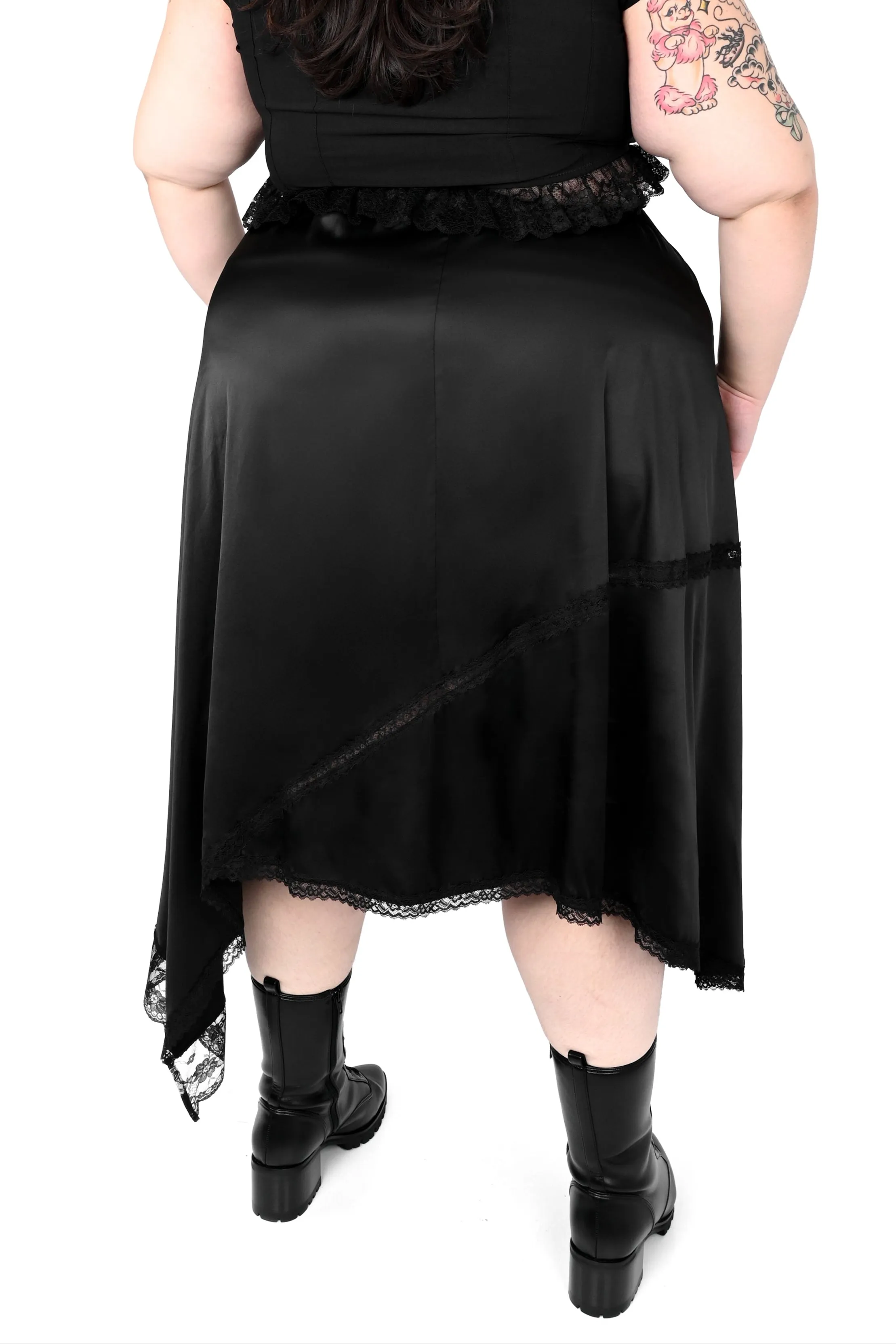 Bianca Satin Skirt - No Restock! sold by Foxblood product image thumbnail 4