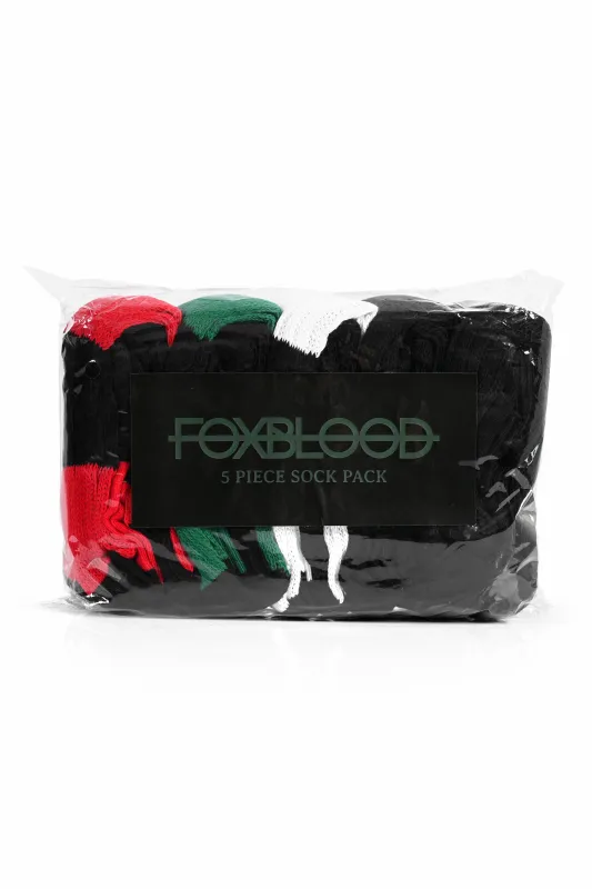 Holiday Scrunch Socks Multi-Pack sold by Foxblood