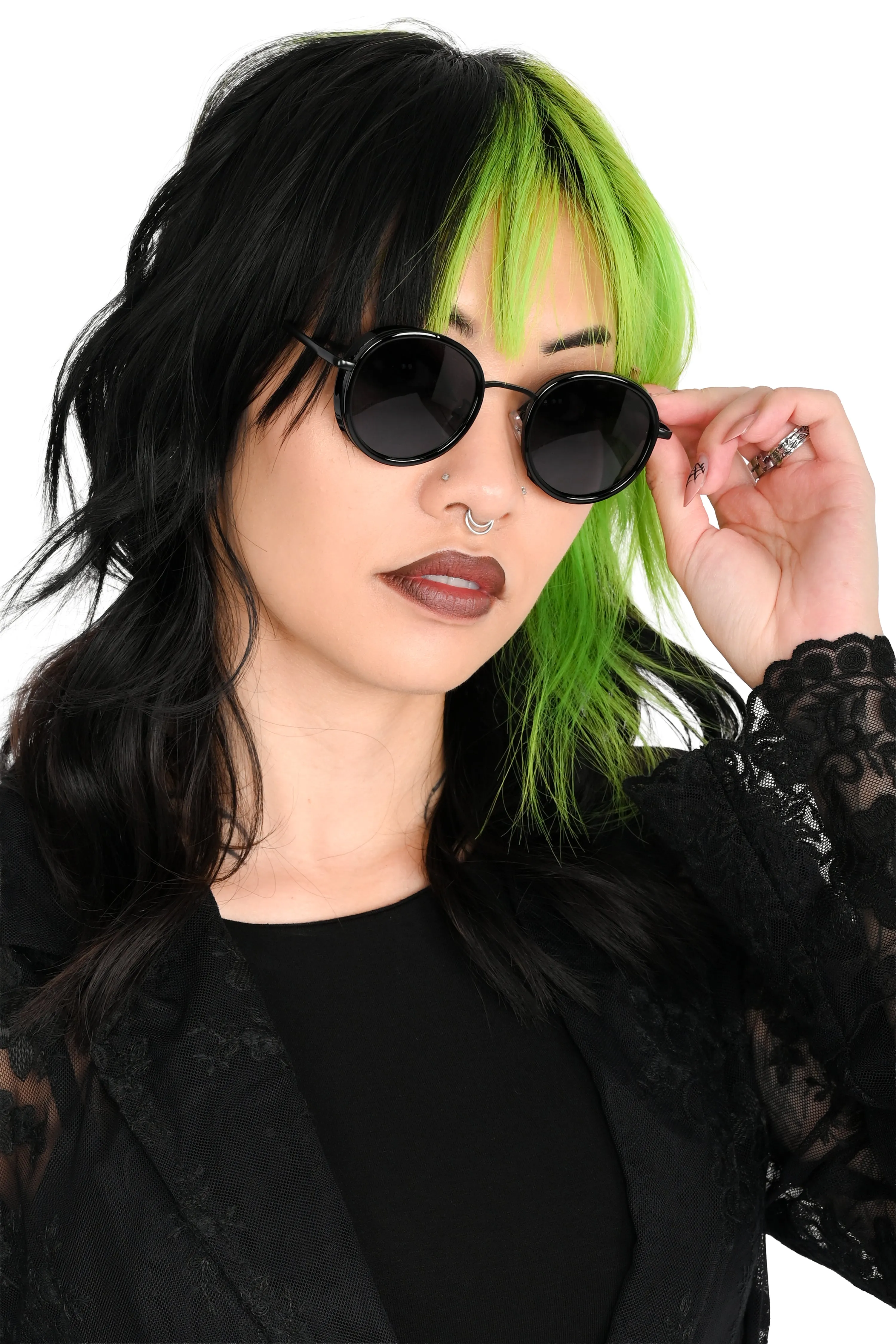 Belmont Sunglasses - Black sold by Foxblood