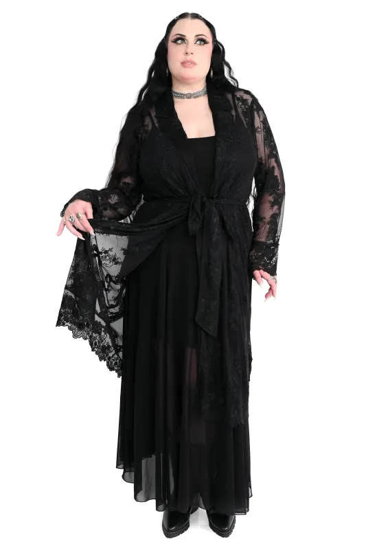 Ingrid Lace Trench Coat sold by Foxblood