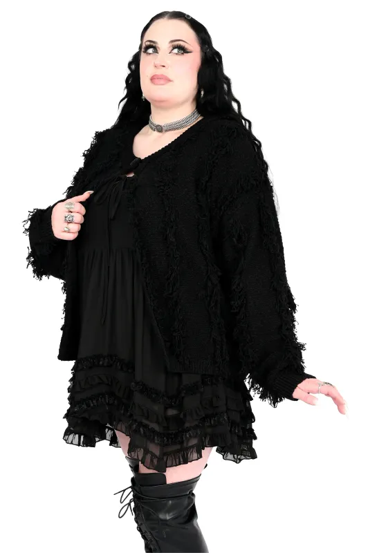 Josie Shaggy Cardigan made by Foxblood