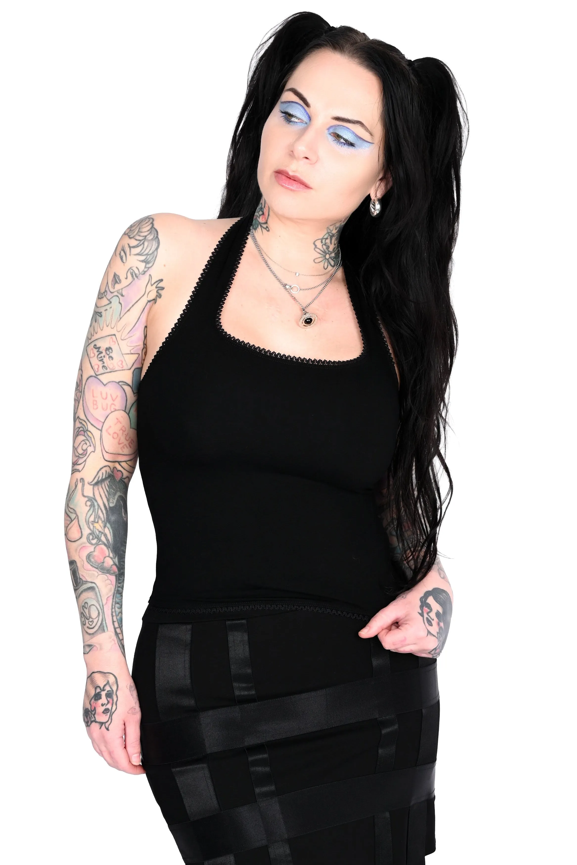 Square Neck Halter Top - Sign up for restock notifications! - Size 4XL left! sold by Foxblood product image thumbnail 3