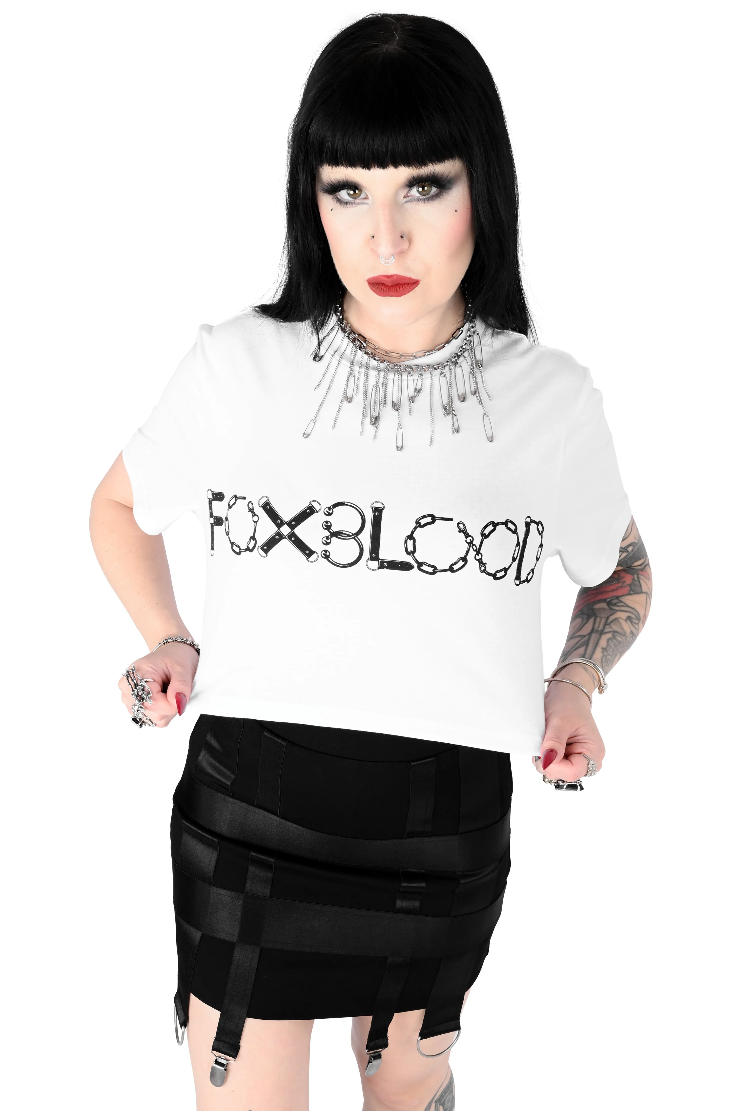 Foxblood Bondage Crop Tee sold by Foxblood product image thumbnail 3
