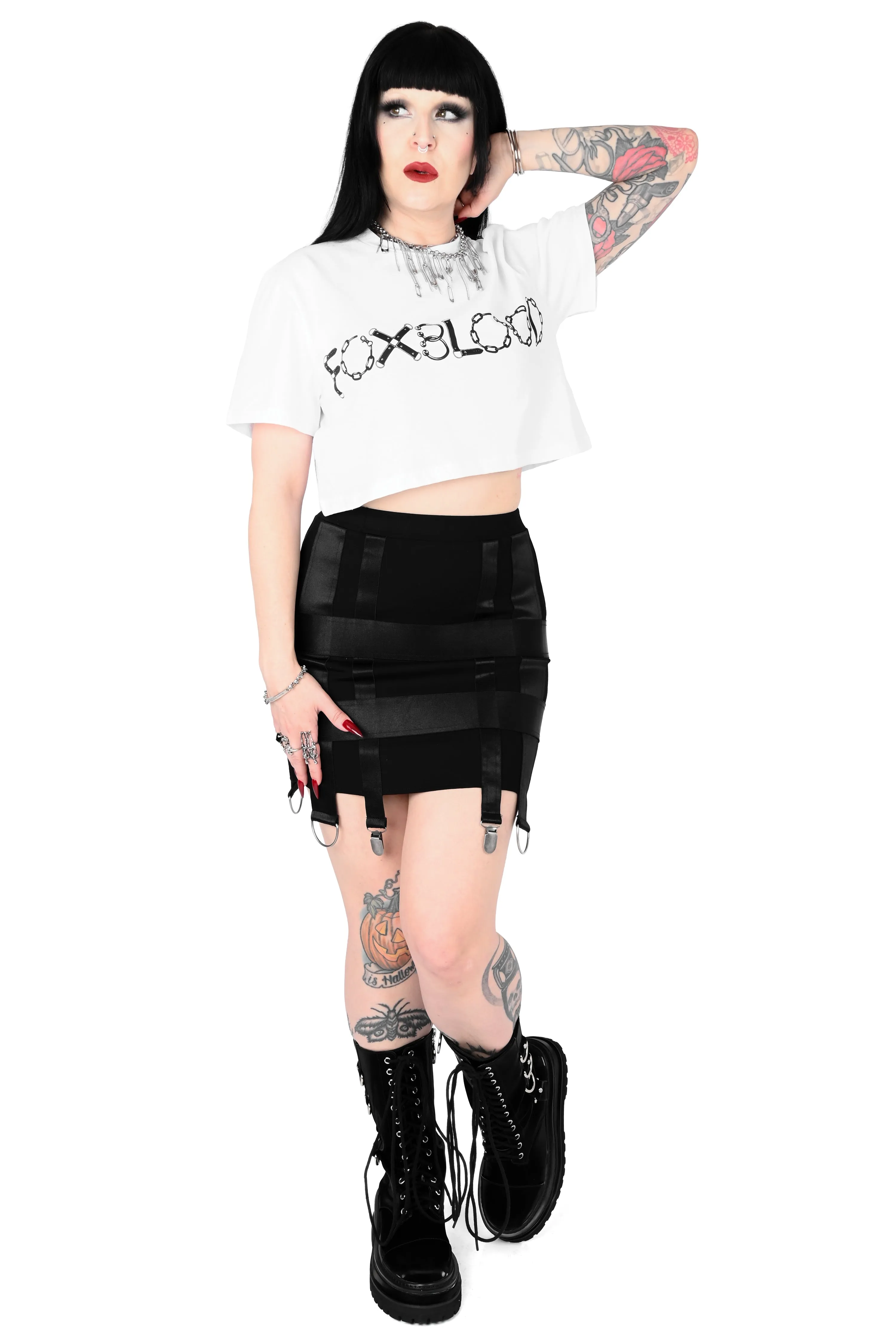 Foxblood Bondage Crop Tee sold by Foxblood product image thumbnail 5