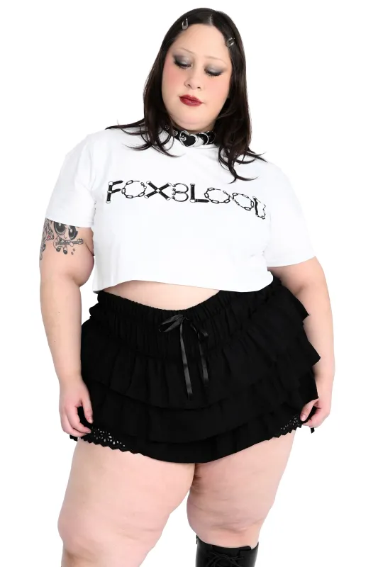 Foxblood Bondage Crop Tee made by Foxblood