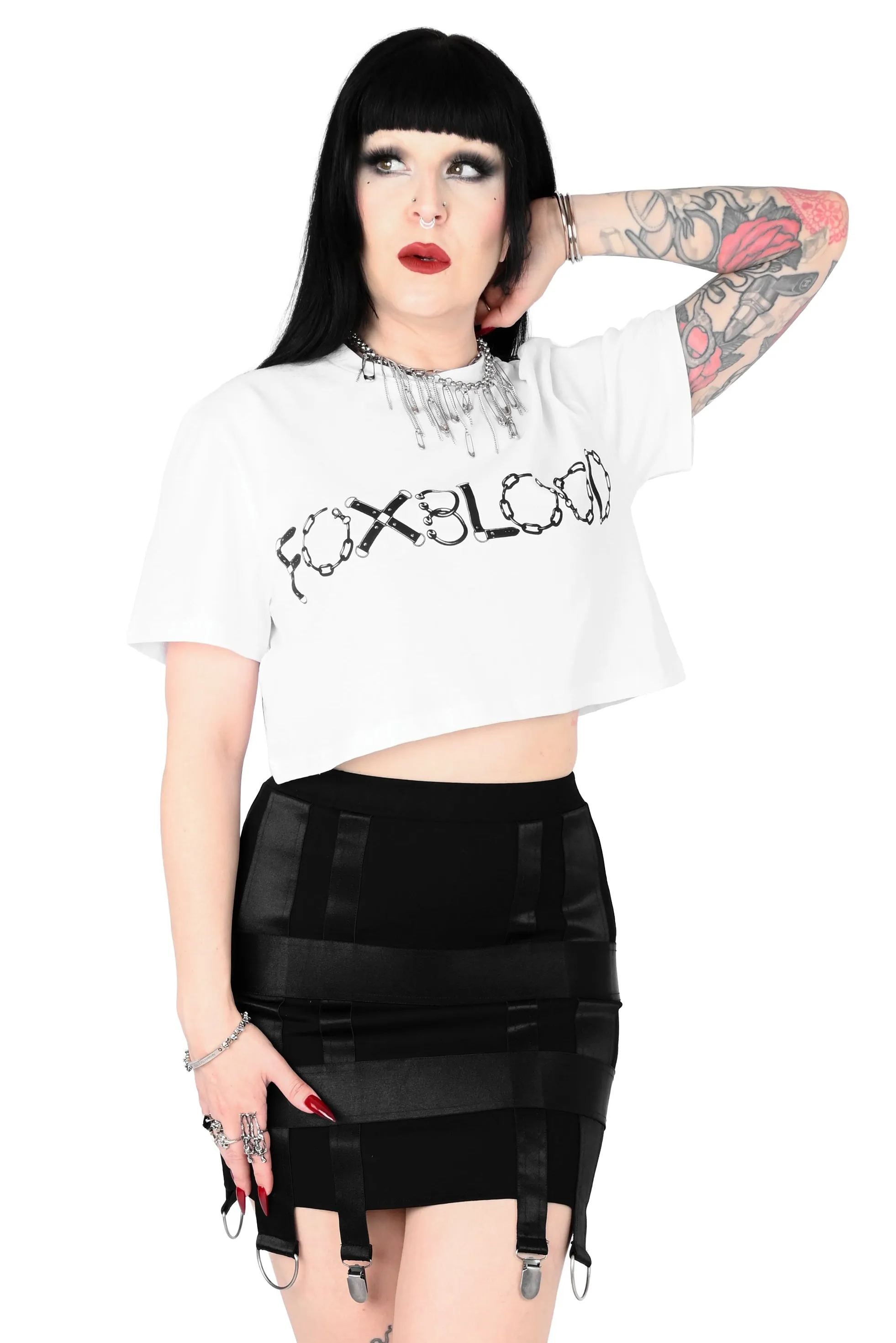 Foxblood Bondage Crop Tee sold by Foxblood product image thumbnail 2