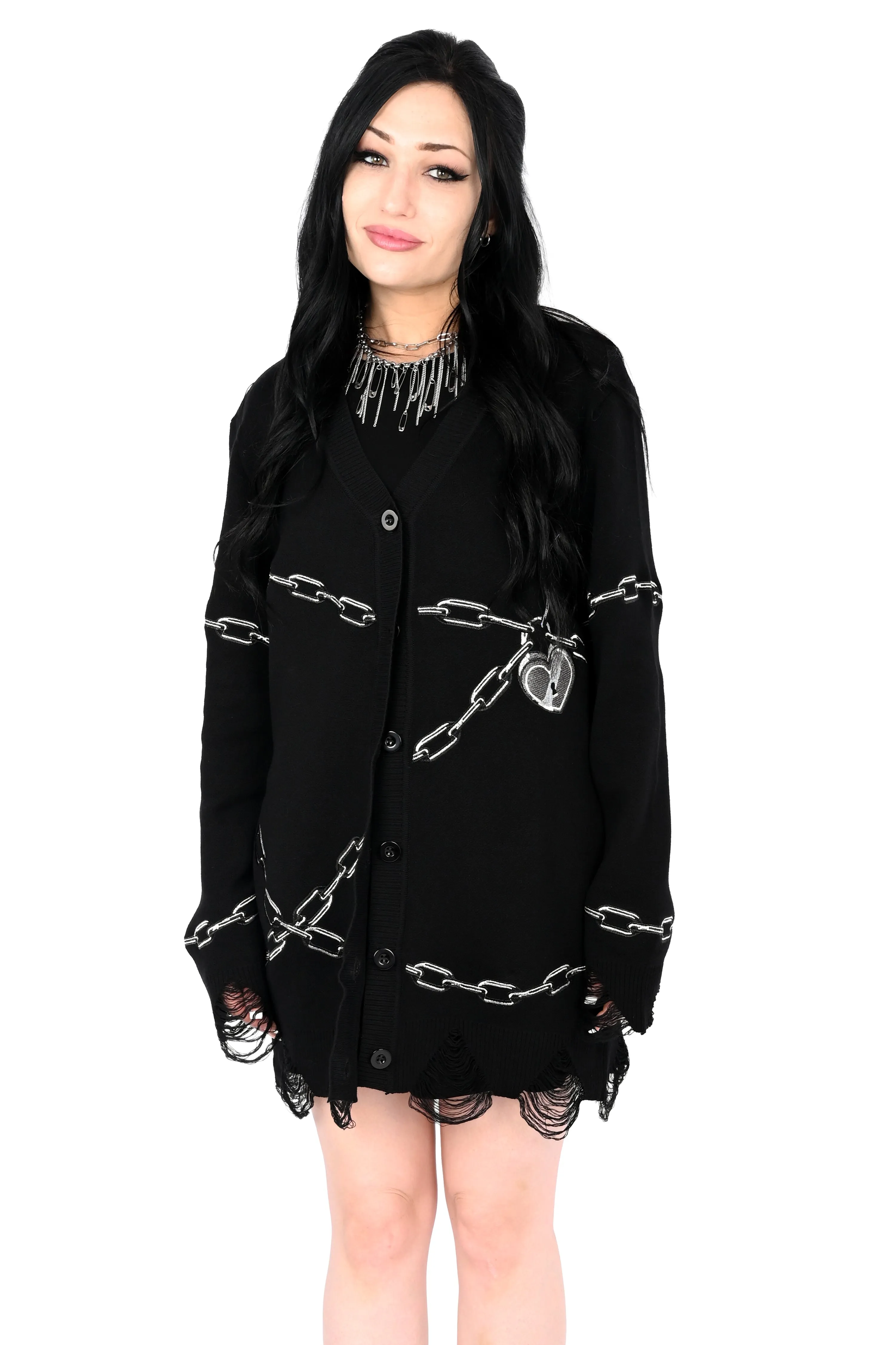 Chained Cardigan sold by Foxblood product image thumbnail 3