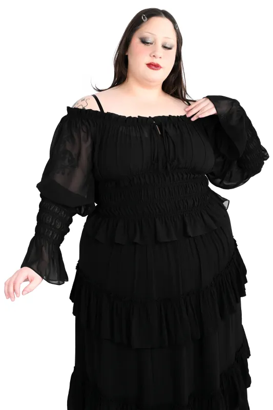 Celia Chiffon Top made by Foxblood