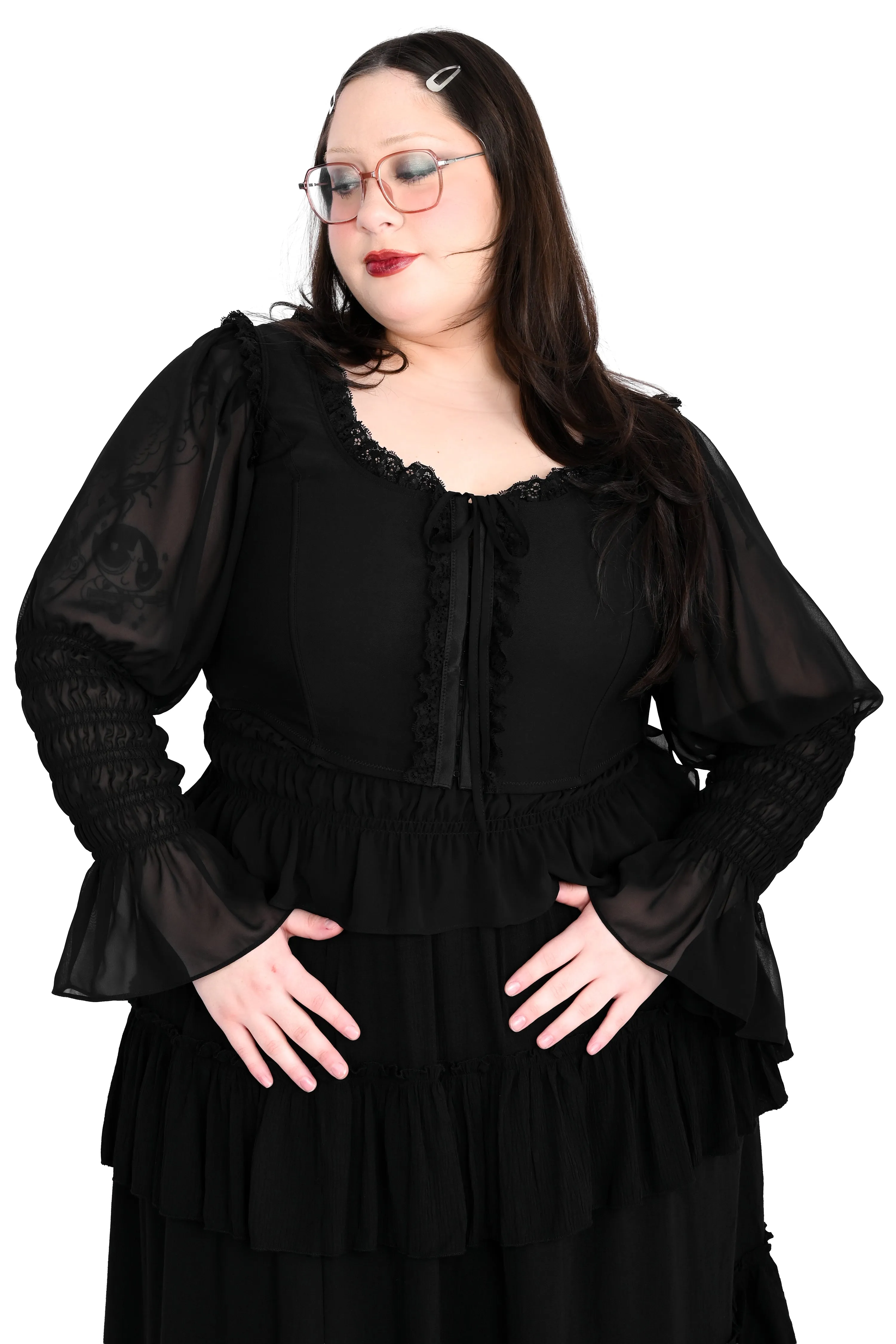 Celia Chiffon Top sold by Foxblood product image thumbnail 3
