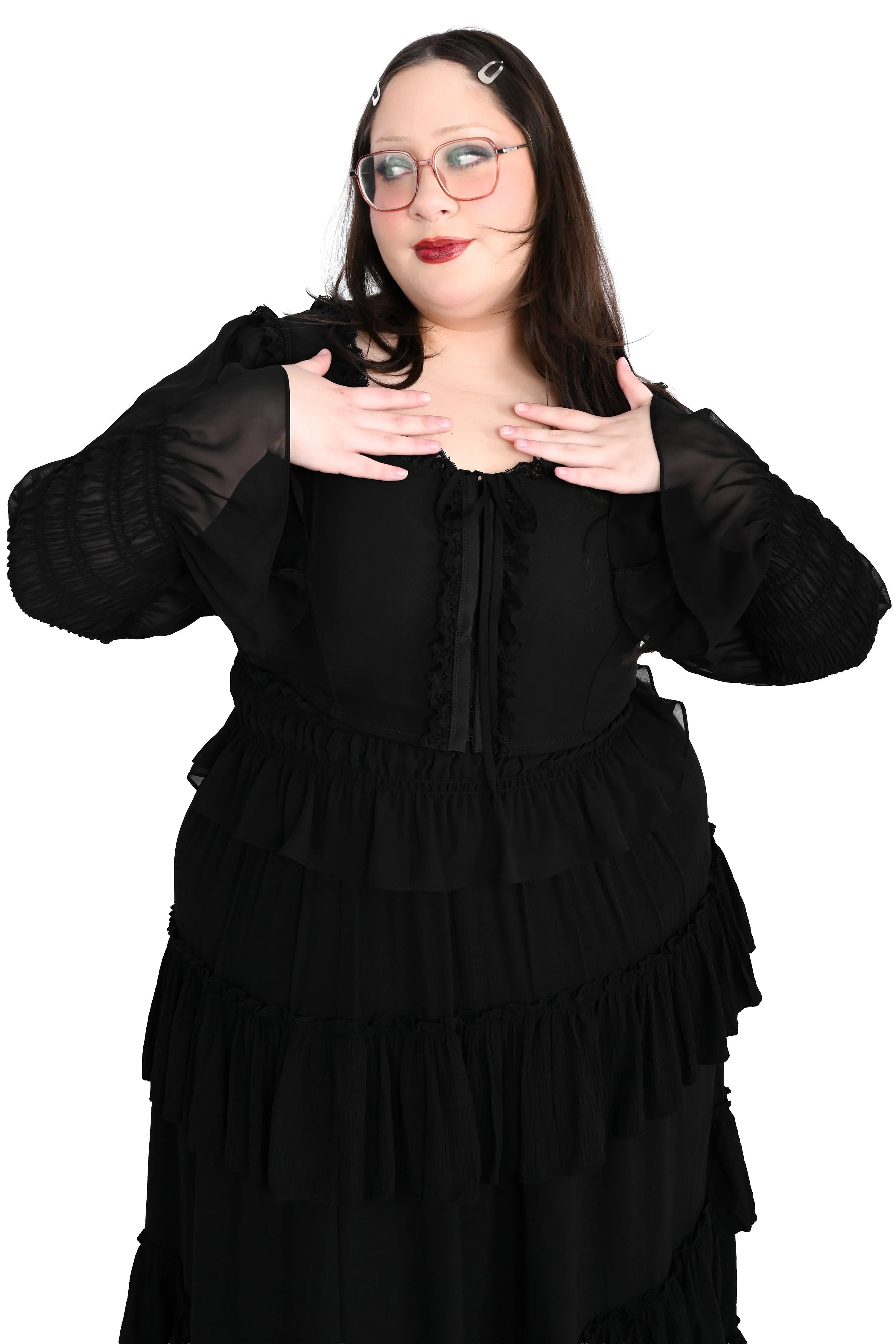 Celia Chiffon Top sold by Foxblood product image thumbnail 5