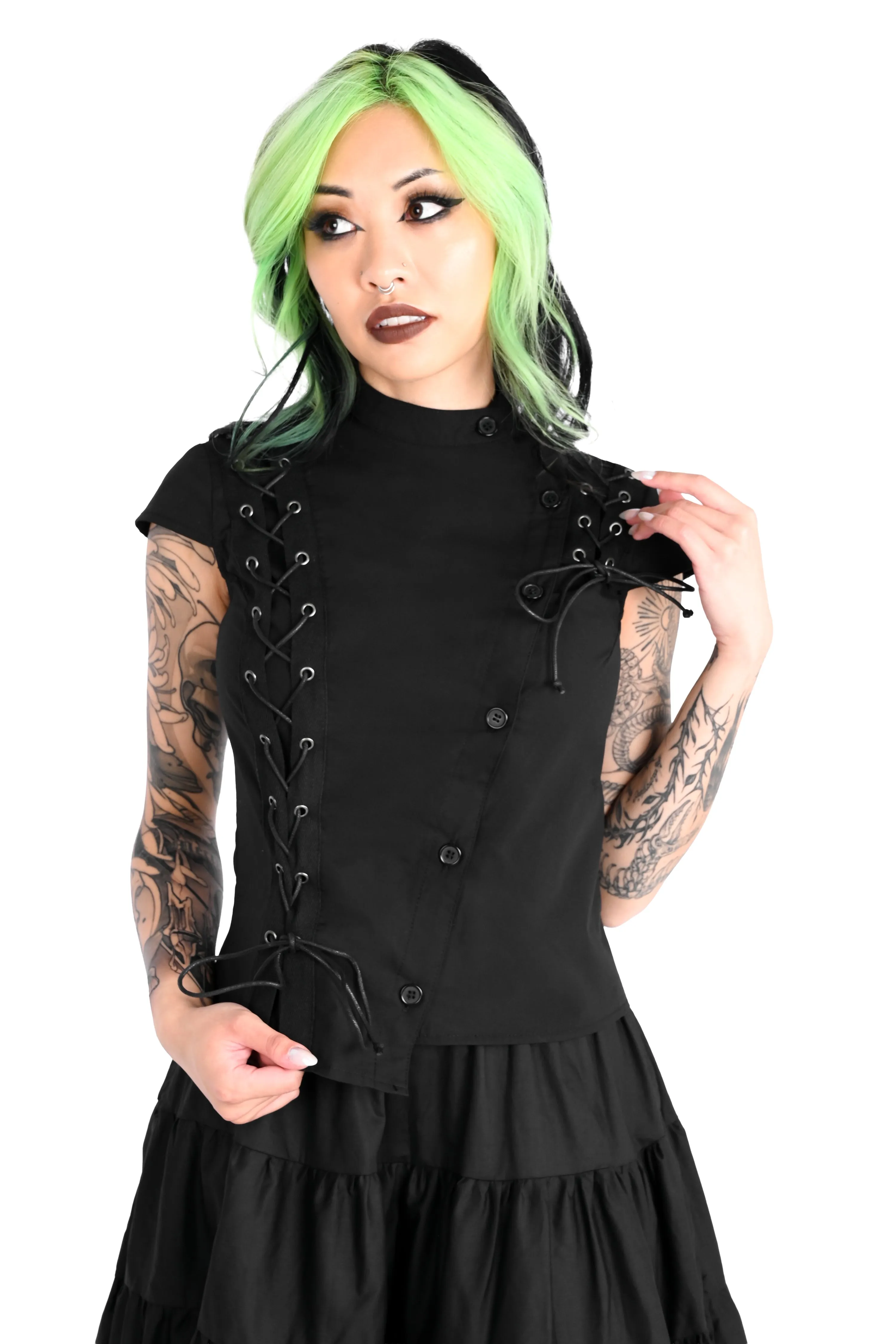 Moore Short Sleeve Top sold by Foxblood