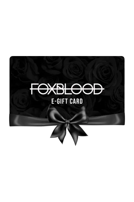 FOXBLOOD E-Gift Card sold by Foxblood