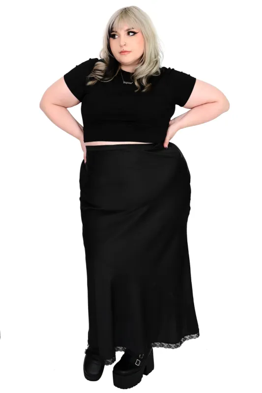 Alyssa Satin Skirt - No Restock! - Small left! sold by Foxblood