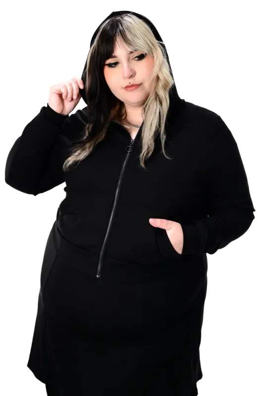 Signature Ribbed Zip Up Hoodie - No Restock! XS/S/3XL/4XL left! sold by Foxblood