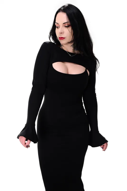 Mini Bell Sleeve Pull Over Bolero - XS left! sold by Foxblood