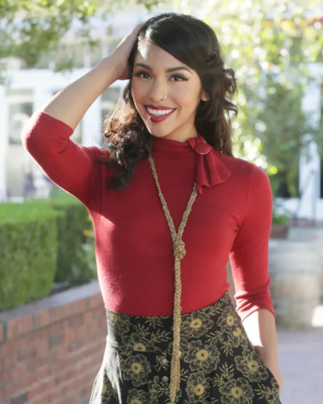 The Leonora Pullover - Paprika EH417P sold by Effie’s Heart