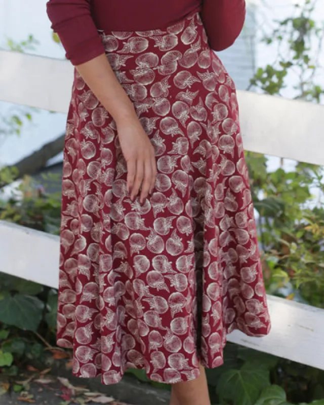 The Winsome Skirt- Cider EH648-558 sold by Effie’s Heart