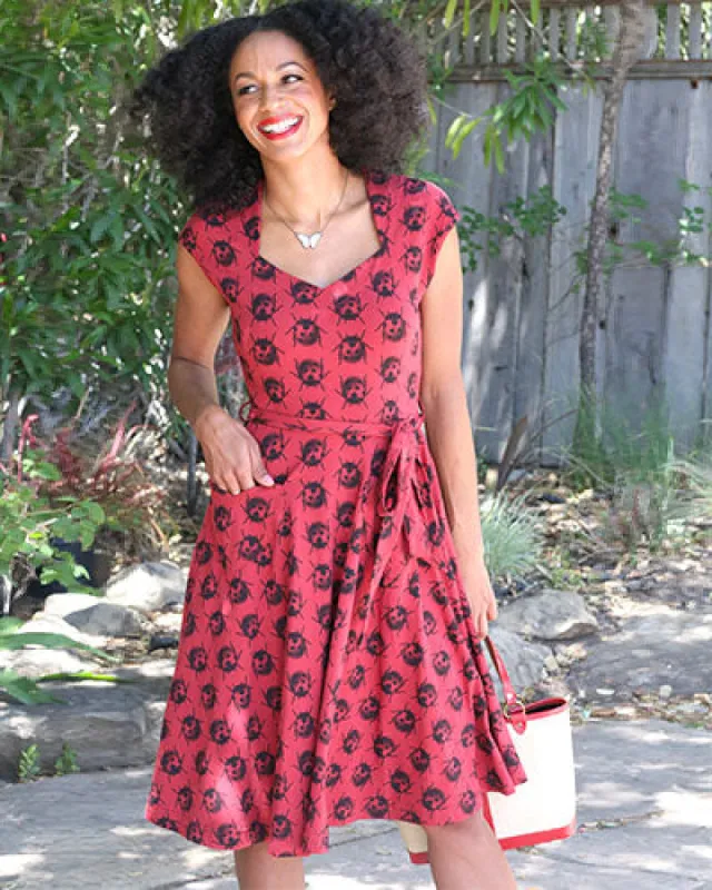 The Hedy Dress - Ladybug sold by Effie’s Heart