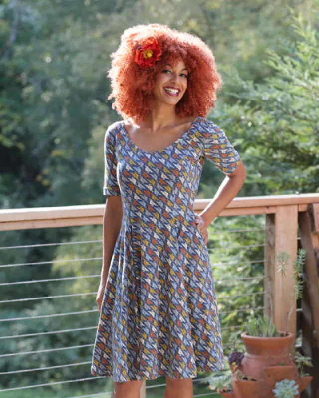 The Wander Dress - Quail made by Effie’s Heart