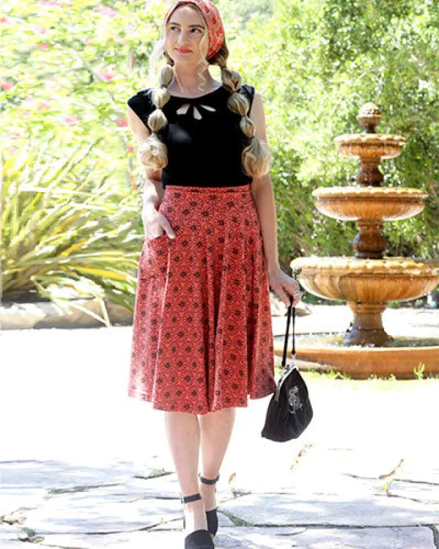 The Sojourn Skirt - Citron sold by Effie’s Heart