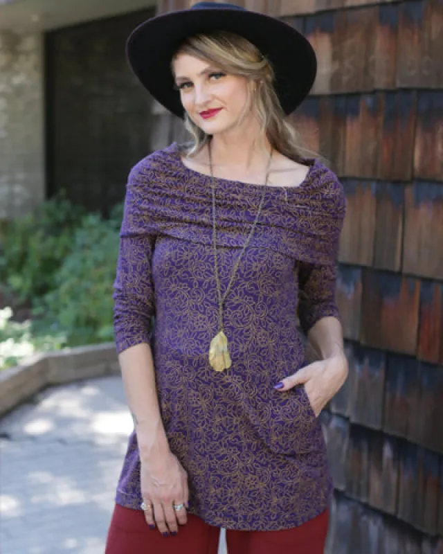 The Julliard Pullover - Embroidery EH308-553 sold by Effie’s Heart