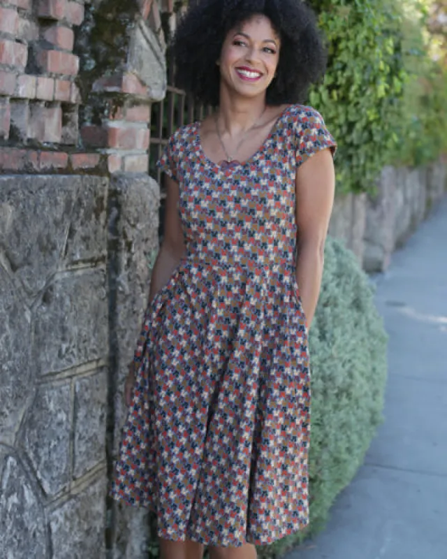 The Sadie Dress - Squirrel EH629-580 sold by Effie’s Heart