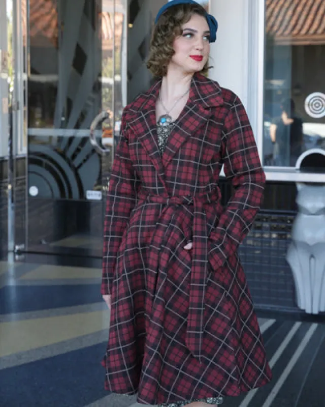 The Patrona Coat - Scotch Plaid sold by Effie’s Heart
