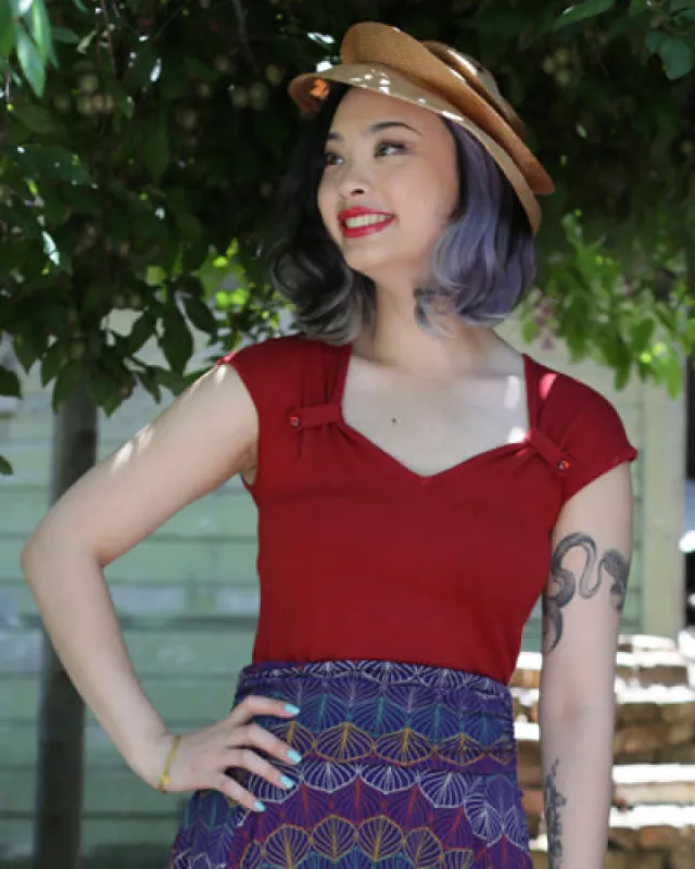 The Idyllic Pullover - Paprika SAMPLE *Final Sale* sold by Effie’s Heart