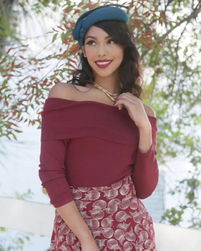 The Bonnie Pullover - Cayenne sold by Effie’s Heart