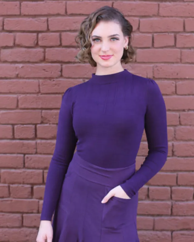 The Emmiline Pullover - Huckleberry made by Effie’s Heart