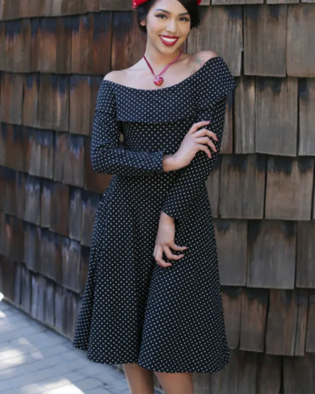 The Demure Dress - Swiss Dot sold by Effie’s Heart