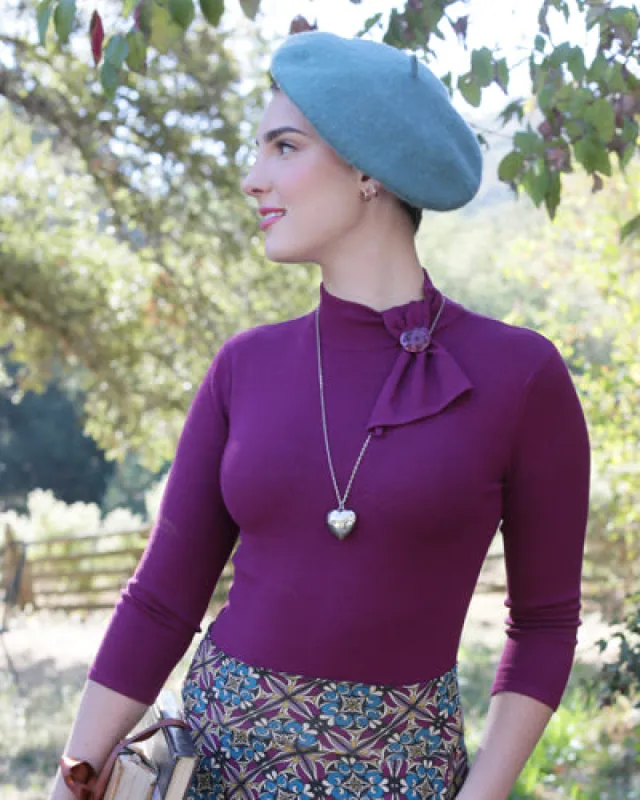 The Leonora Pullover - Jam EH417 AH sold by Effie’s Heart