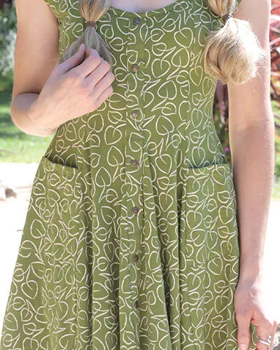 The Capitola Dress - Houseplant SAMPLE *Final Sale* sold by Effie’s Heart product image thumbnail 2