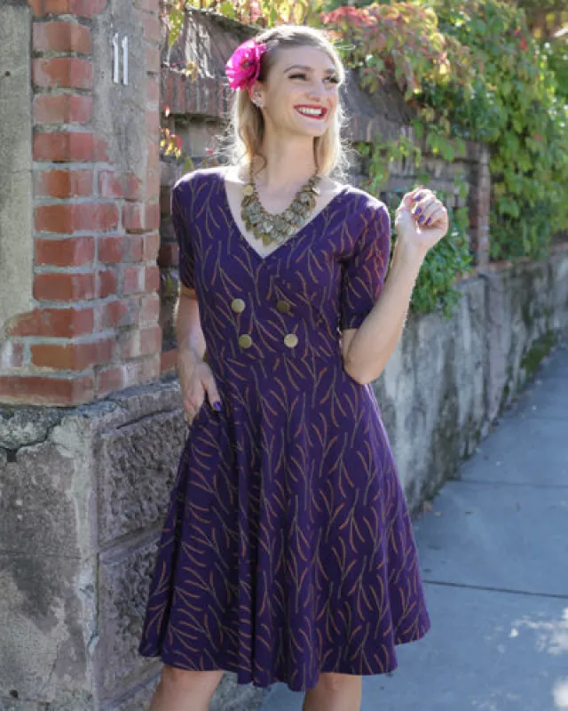The Liverpool Dress - Winterberry SAMPLE *Final Sale* sold by Effie’s Heart