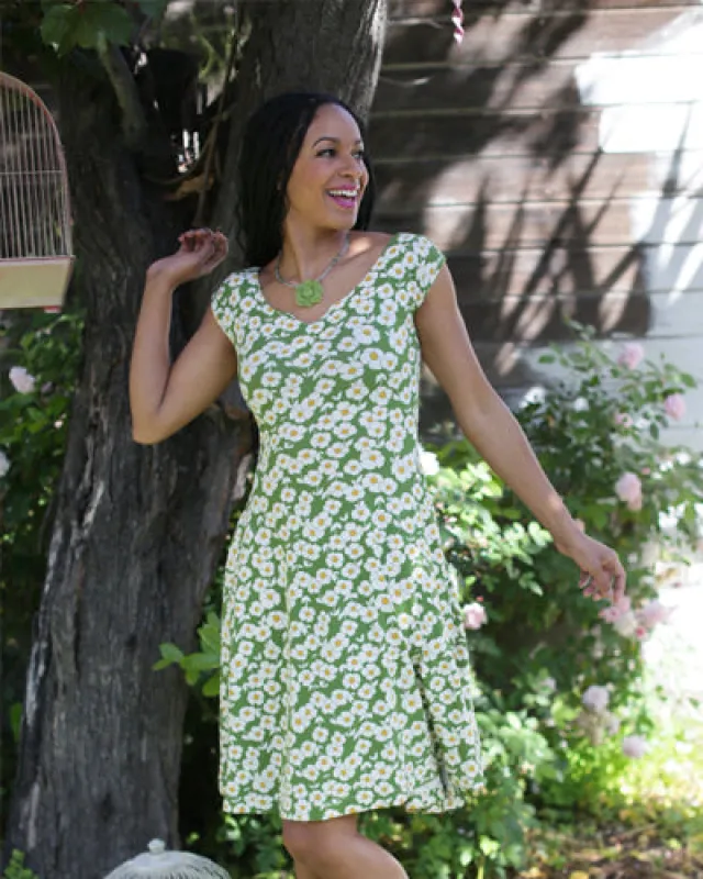 The Rory Dress - Blumen SAMPLE *Final Sale* sold by Effie’s Heart